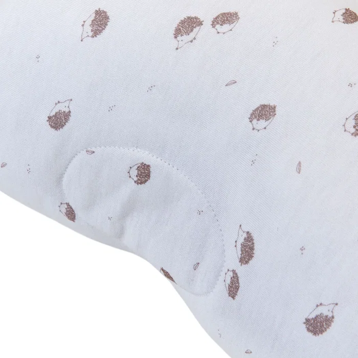 Tineo Brassard d'Allaitement - Soutien de Bras pour Bébé en Jersey de Coton Doux - Modèle Écru à Motif Hérissons