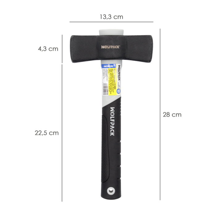 WOLFPACK LINEA PROFESIONAL Maceta Manche Fibre de Verre 1500g