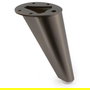 Q&Q Pied de meuble métallique Cone H130 - Hauteur 130 mm - Finition chrome