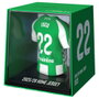 FANCOLLEX Figure Mini Camiseta Isco Real Betis - Figurine de collection en vinyle, acrylique et plastique biodégradable - Hauteur 9,5 cm