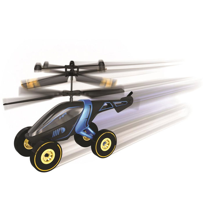 Bizak Flybotic 62004777 - Hélicoptère Radio Commandé Sky Wheels avec 4 Roues, Infrarouge 2 Canaux, Batterie LiPo, Charge USB, +10 Ans Bizak Flybotic 62004777 - Hélicoptère Radio Commandé Sky Wheels avec 4 Roues, Infrarouge 2 Canaux, Batterie LiPo, Charge USB, +10 Ans