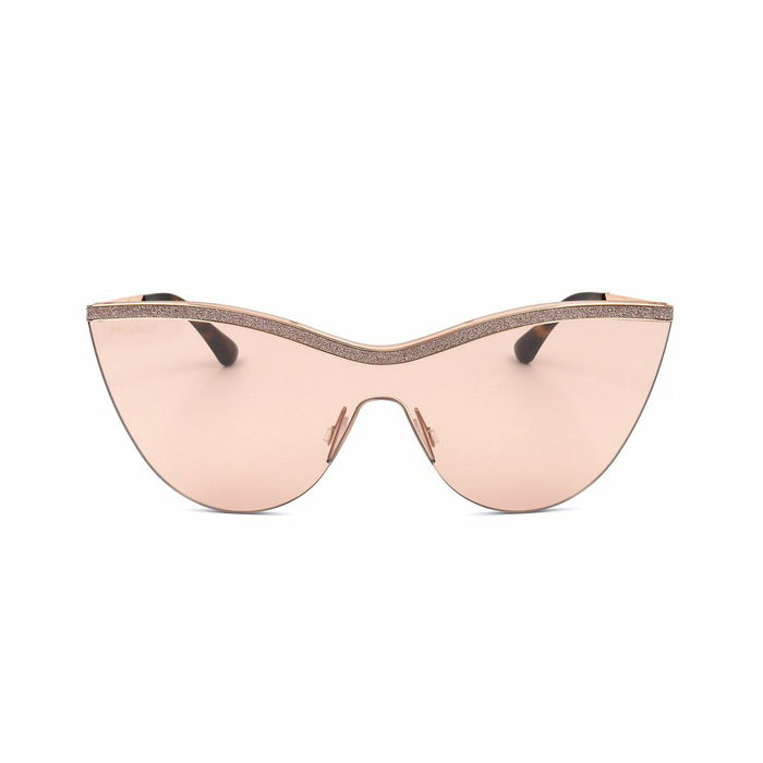 Lunettes de soleil Femme Jimmy Choo KRISTEN/S Doré Ø 99 mm