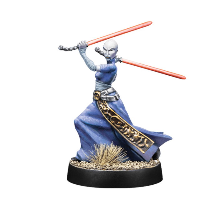 Asmodee Star Wars Legion Asajj Ventress SWL108ES Jeu de Miniatures Espagnol 14 Ans et Plus Asmodee Star Wars Legion Asajj Ventress SWL108ES Jeu de Miniatures Espagnol 14 Ans et Plus