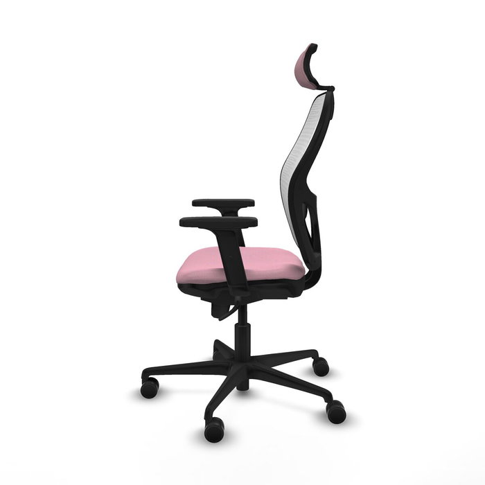 Piqueras y Crespo 2D036N2 Chaise de Bureau avec Appui-tête Rose