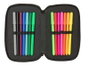 Safta Plumier Triple 37 pièces Nerf "Game" 12,5x19,5x5,5 cm - Étui à crayons pour enfants