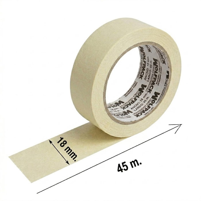 WOLFPACK LINEA PROFESIONAL Masking-tape 18 mm x 45 m