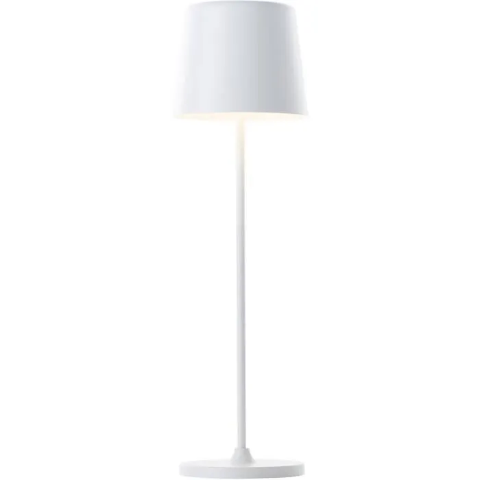 KAAMI BRILLIANT - Lampe à poser extérieure LED 2W, IP44, dimmable, blanc mat, métal et plastique, 310 lm, 3000K
