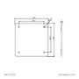 Solera Couvercle carré pour boîte 100x100mm avec vis Solera 62t