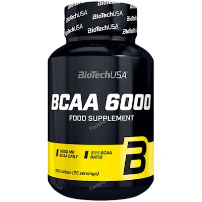 BIOTECHUSA BCAA 6000 - 100 comprimés BIOTECHUSA BCAA 6000 - 100 comprimés