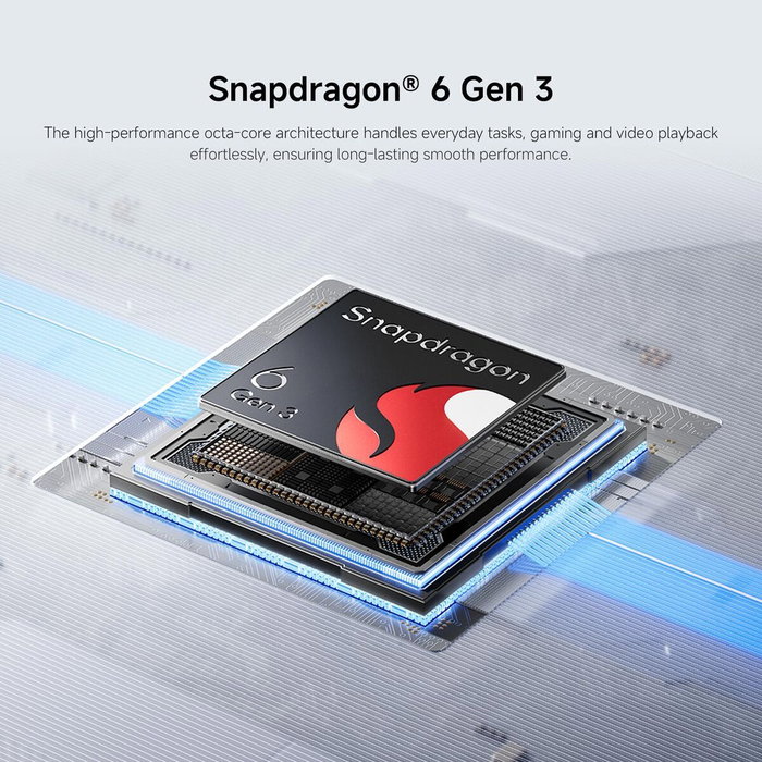 Xiaomi REDMI Note 15 5G Bleu Glaciar, 8 Go RAM, 256 Go