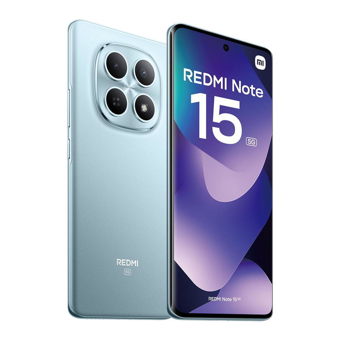 Xiaomi Redmi Note 15 5G 8GB 256GB 6.77" AMOLED 120Hz Bleu Glacier Smartphone Xiaomi Redmi Note 15 5G 8GB 256GB 6.77" AMOLED 120Hz Bleu Glacier Smartphone