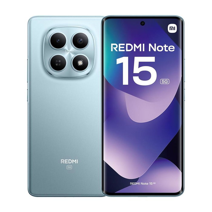 Xiaomi Redmi Note 15 5G 8GB 256GB 6.77" AMOLED 120Hz Bleu Glacier Smartphone Xiaomi Redmi Note 15 5G 8GB 256GB 6.77" AMOLED 120Hz Bleu Glacier Smartphone