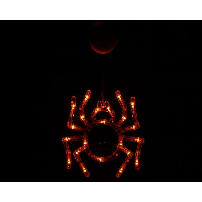 BigBuy Carnival Lampe Décorative Araignée LED Halloween 36 cm BigBuy Carnival Lampe Décorative Araignée LED Halloween 36 cm