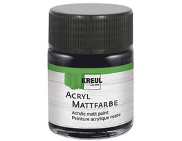 Kreul Peinture acrylique mate noir 50ml