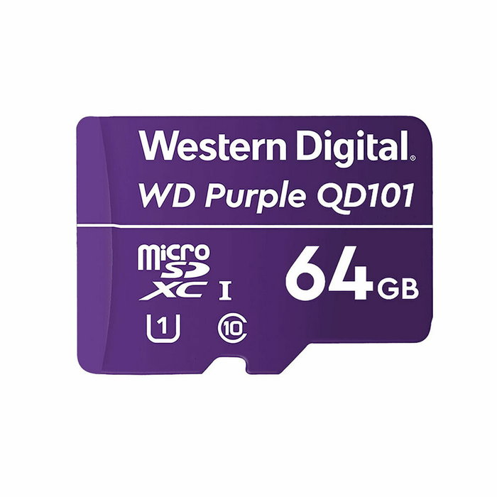 Carte Micro SD Western Digital WD Purple SC QD101 64 GB Carte Micro SD Western Digital WD Purple SC QD101 64 GB