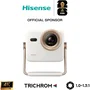 Hisense M2SE Pro - Vidéoprojecteur Mini 4K UHD Triple Laser Trichroma, 1150 ANSI Lumens, Smart TV VIDAA, Dolby Vision, HDMI 2.1, WiFi 6, Son Intégré