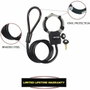 Master Lock Antivol Menottes Street Cuff Noir avec Câble 1m