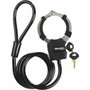 Master Lock Antivol Menottes Street Cuff Noir avec Câble 1m