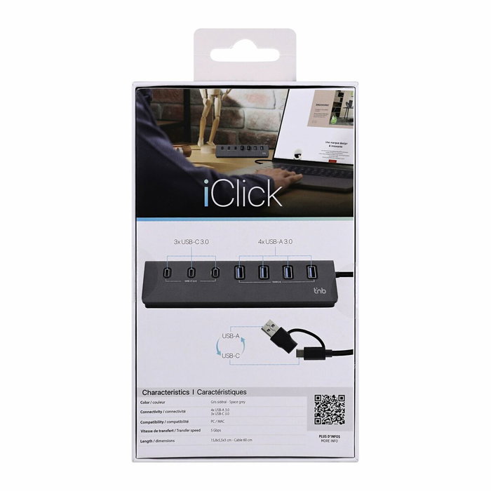 Hub USB T'NB HUBUSB7ALCU Hub USB T'NB HUBUSB7ALCU