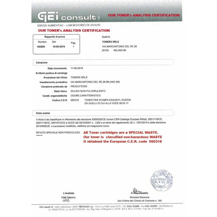 Toner original OKI 46507513 Jaune Noir