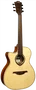 LAG Guitare électroacoustique Auditorium Tramontane 88 A/E Cutaway pour gaucher, table épicéa massif, caisse acajou, naturel, Stage Lâg