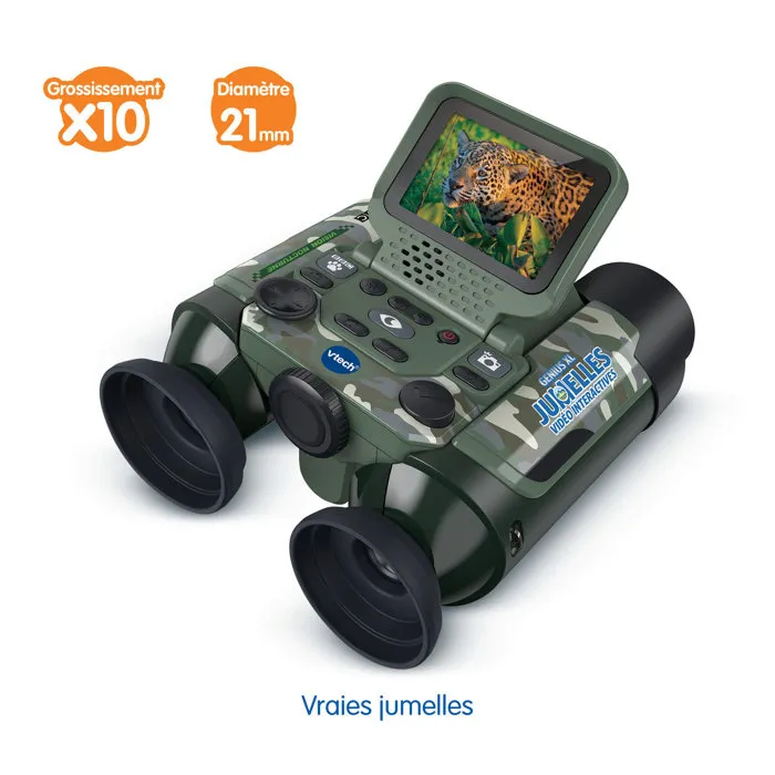 Vtech Genius XL - Jumelles vidéo interactives camouflage - Multicolore Vtech Genius XL - Jumelles vidéo interactives camouflage - Multicolore