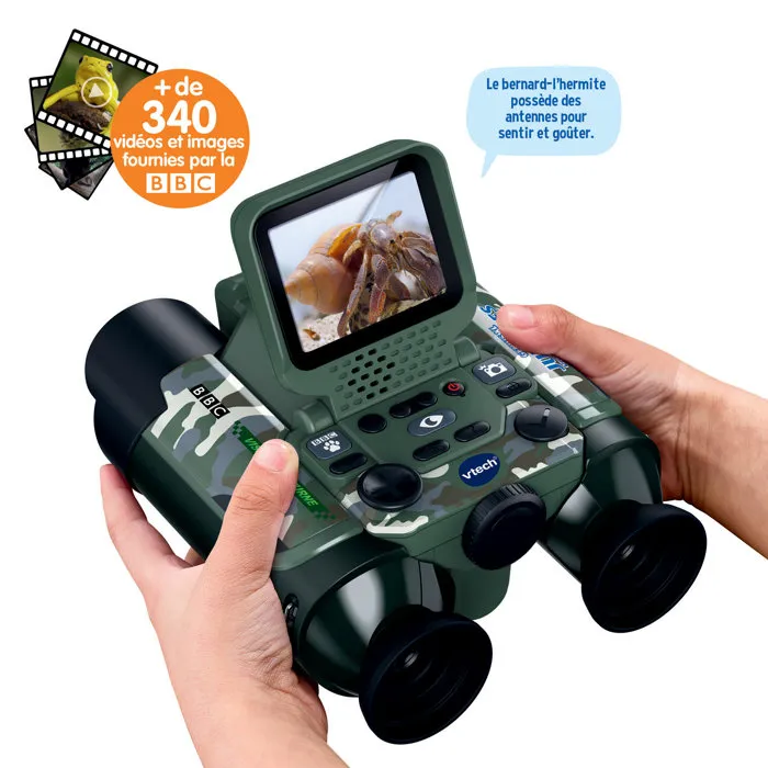 Vtech Genius XL - Jumelles vidéo interactives camouflage - Multicolore Vtech Genius XL - Jumelles vidéo interactives camouflage - Multicolore