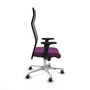 Piqueras y Crespo Chaise de Bureau Albacete Violet et Noir