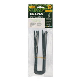 Faura Agrafes métalliques vertes 17 x 3,5 cm, 10 uds