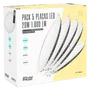 BX3 Light Pack de 5 Plafonniers LED Encastrables Circulaires 20W 1800lm 6000K Blanc Froid