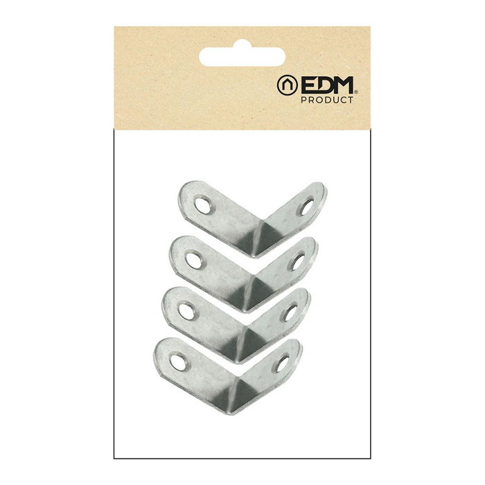 Edm Angle de renfort AN24, 30 x 30 x 16 mm, 4 pièces