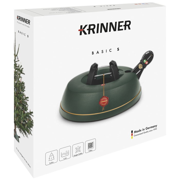 Krinner Basic S Support pour sapin de Noël vert