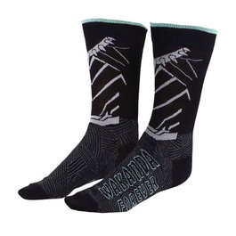 Cerdá Wakanda Chaussettes Adultes Noir Taille 38-45