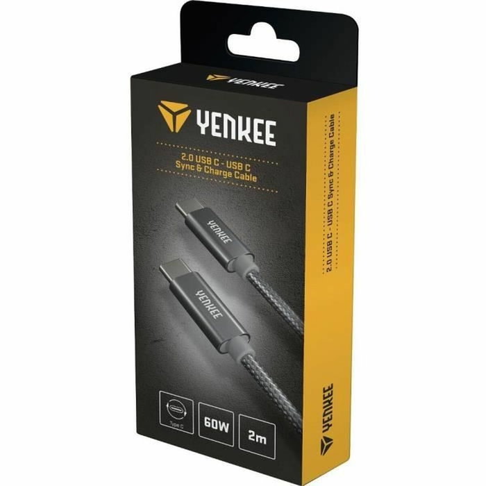 Yenkee Câble USB-C YCU C102 SR Gris 2m