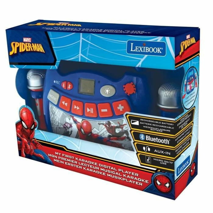 Lexibook Enceinte Bluetooth Karaoké Spider-Man MP320SPZ