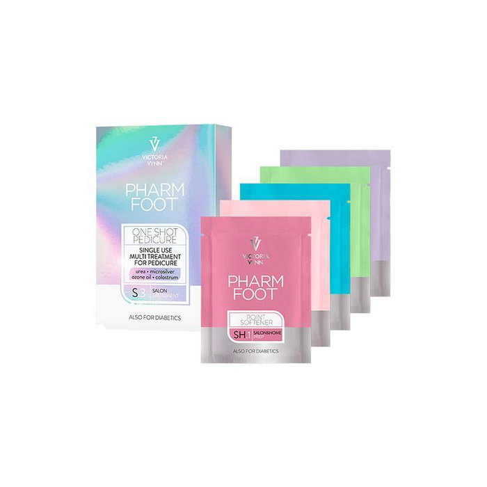 Vv Pharm Foot - Kit de Soin et Traitement Unique pour Pedicure Complète - Élimine Cors et Peaux Mortes - Recommandé pour Diabétiques - Ingrédients Actifs (Urea, Calostrum, Argent) Vv Pharm Foot - Kit de Soin et Traitement Unique pour Pedicure Complète - Élimine Cors et Peaux Mortes - Recommandé pour Diabétiques - Ingrédients Actifs (Urea, Calostrum, Argent)