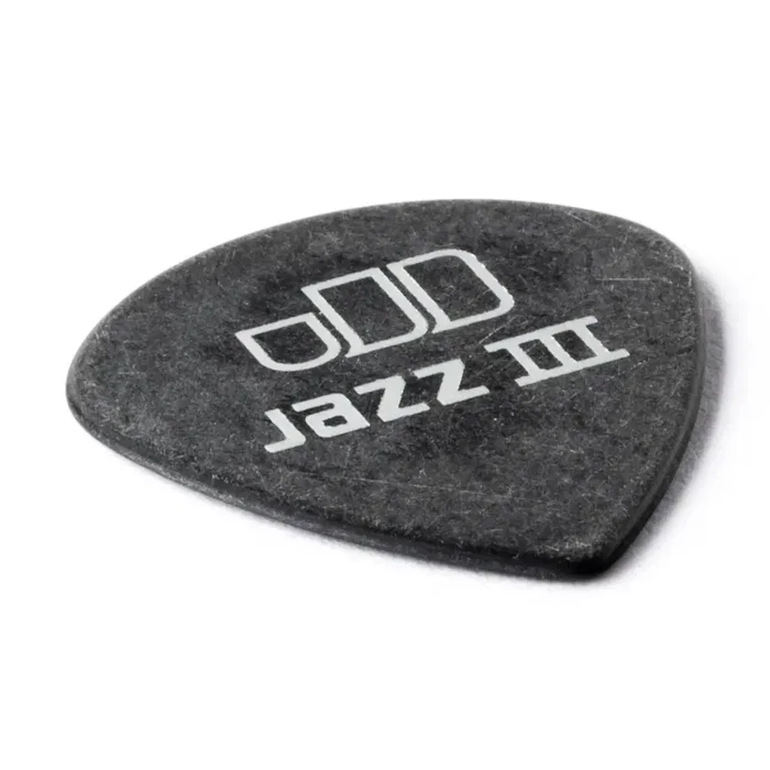 DUNLOP Púas Tortex Pitch Black Jazz III 1,14 mm (pack de 12)