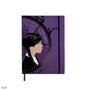 Cinereplicas Cahier Rigide Wednesday Addams, Thème Mercredi et Enid