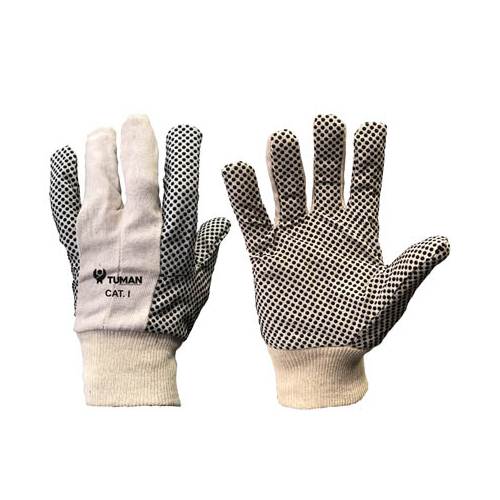 Tuman Gants de jardinage à pois Taille 9 Gris Tuman Gants de jardinage à pois Taille 9 Gris