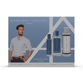 Hannibal Laguna Coffret Barock & Roll Eau de Toilette Homme 3 pièces