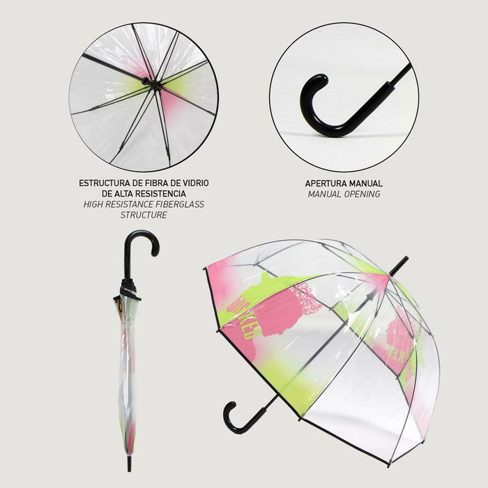 Parapluie Bulle Wicked Transparent Parapluie Bulle Wicked Transparent