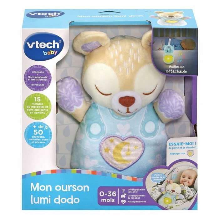 Vtech Baby Mon Ourson Lumi Dodo - Peluche sonore bleue Vtech Baby Mon Ourson Lumi Dodo - Peluche sonore bleue