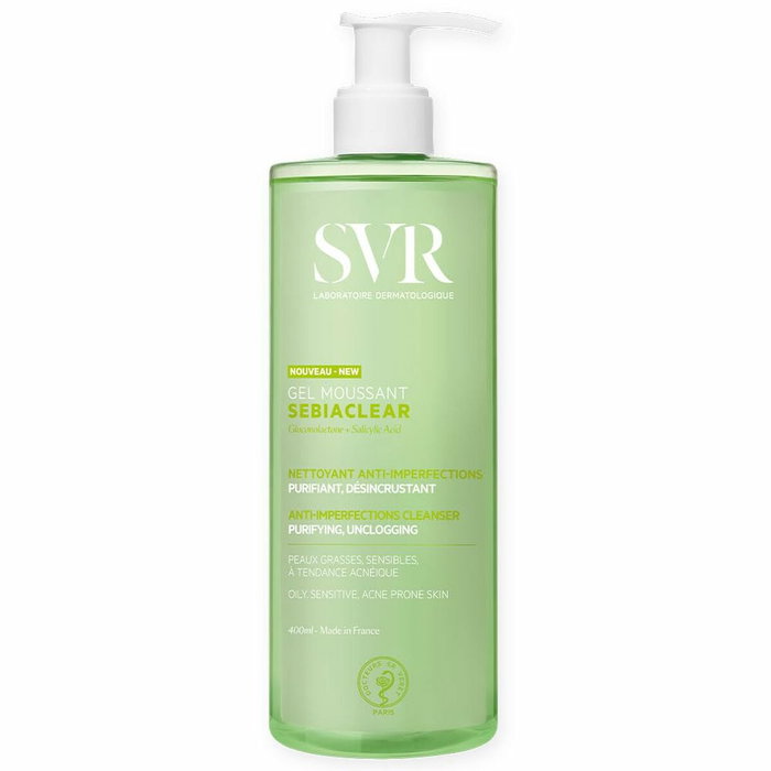 SVR SEBIACLEAR gel moussant 400 ml