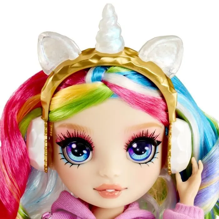 Rainbow High Poupée Mannequin Amaya 27 cm avec Cristaux et Accessoires - Création et Lavable