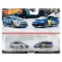 Hot Wheels HBL96 Coffret Premium Car Culture - 2 voitures collection 1/64 avec pneus Real Riders et châssis métal