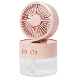 Jet Lag Ventilateur Brumisateur avec Éclairage LED USB