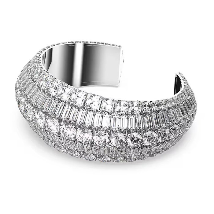 Swarovski Bracelet Hyperbola Cuff L Rows Gris 22cm Swarovski Bracelet Hyperbola Cuff L Rows Gris 22cm