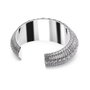 Swarovski Bracelet Hyperbola Cuff L Rows Gris 22cm