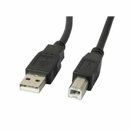 Lanberg Câble Imprimante USB 2.0 Type A vers Type B Noir 5 m