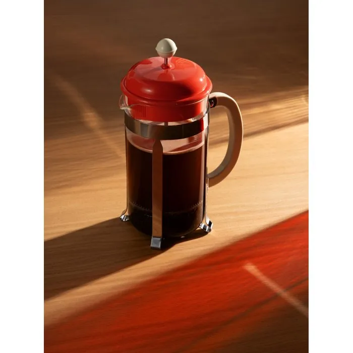 BODUM Cafetière à piston avec verseuse en verre - 1 L - Capacité 8 tasses